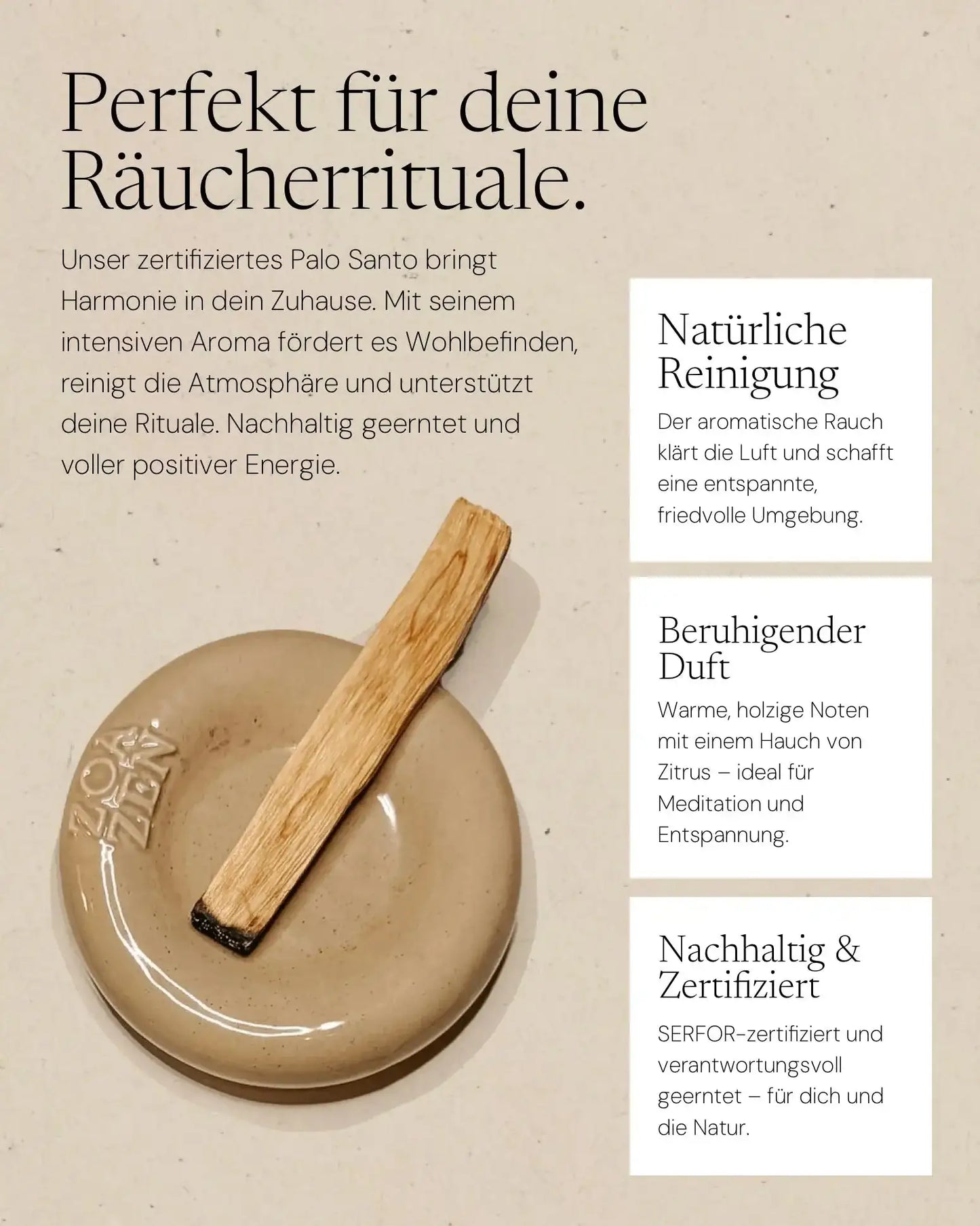 Palo Santo Holz von SteinKunstWerk für stilvolle Wohnatmosphäre und bewusste Momente