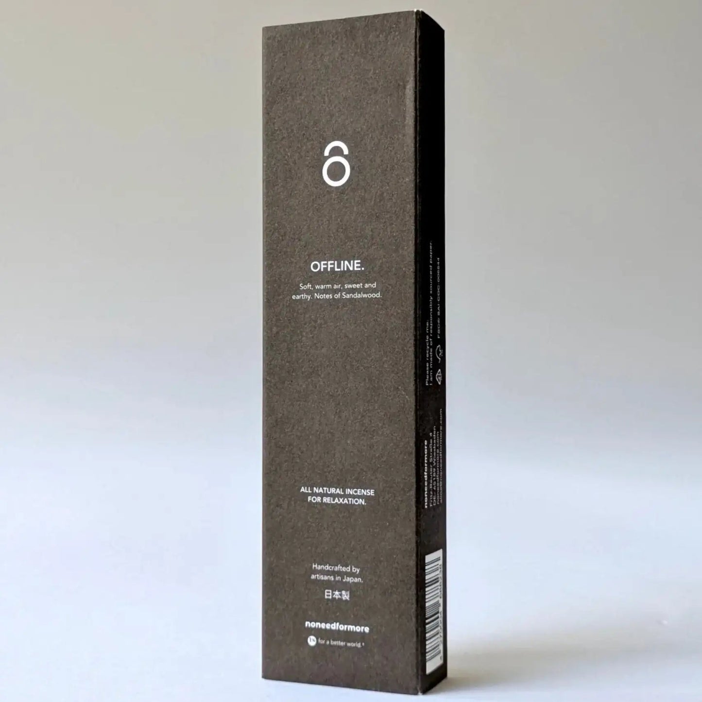 Natürliche Räucherstäbchen - "Offline" - sanftes Sandelholz - by SteinKunstWerk | Räucherstäbchen aus nachhaltiger Herstellung
