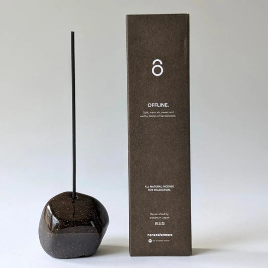 no need for more - Natürliche Räucherstäbchen - "Offline" - sanftes Sandelholz - by SteinKunstWerk | Räucherstäbchen aus nachhaltiger Herstellung
