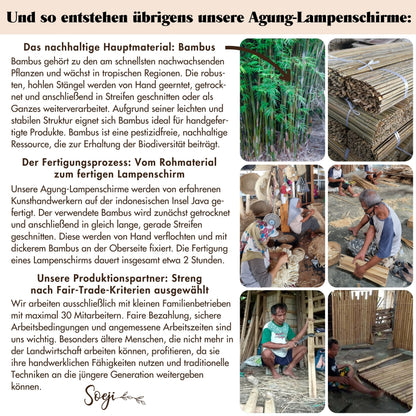 Lampenschirm AGUNG – Bambus