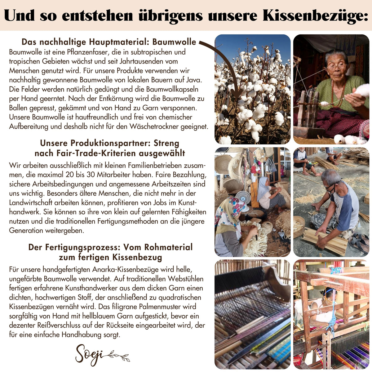 Kissenbezug ANARKA – Baumwolle