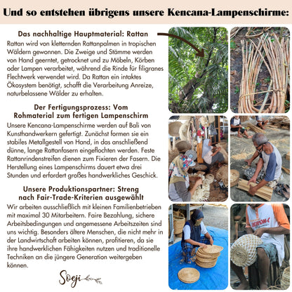 Lampenschirm KENCANA – Rattan