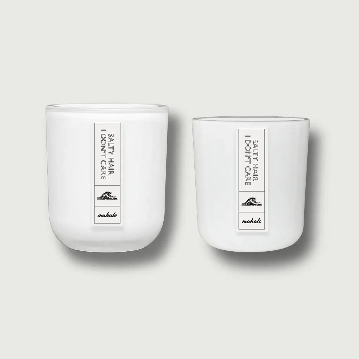 SALTY HAIR - I DON'T CARE DUFTKERZE - by SteinKunstWerk | Duftkerze aus nachhaltiger Herstellung