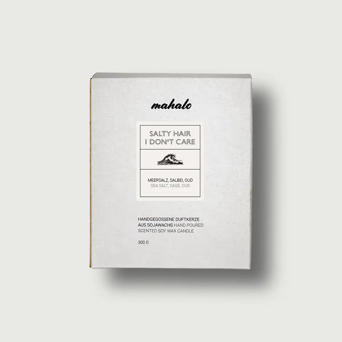 SALTY HAIR - I DON'T CARE DUFTKERZE - by SteinKunstWerk | Duftkerze aus nachhaltiger Herstellung
