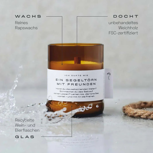 Dufte Manufaktur - Kerze - Ein Segeltörn mit Freunden - 140ml
