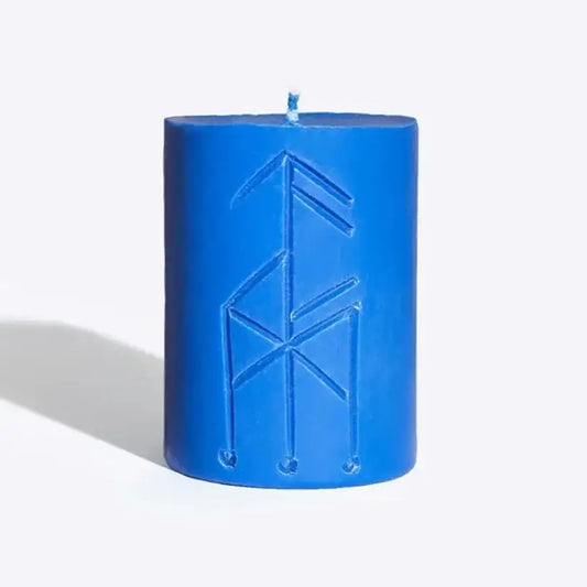 Runenkerze THOR – Stärke und Schutz nach nordischer Tradition - by SteinKunstWerk | Kerzen aus nachhaltiger Herstellung