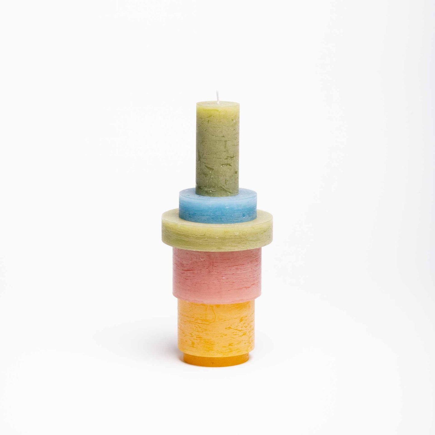 Stan Editions Candle Stack 03 – Rosa & Gelb