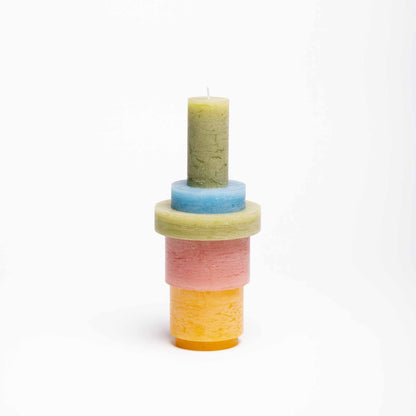 Stan Editions Candle Stack 03 – Rosa & Gelb