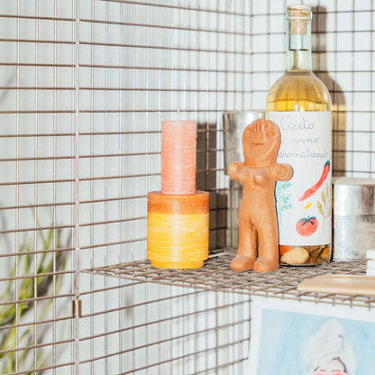 Stan Editions Candle Stack 02 – Gelb & Rosa