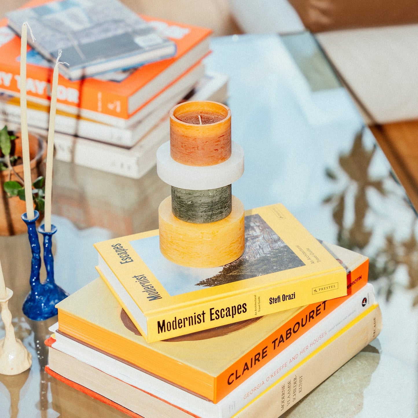 Stan Editions Candle Stack 04 – Grün & Gelb