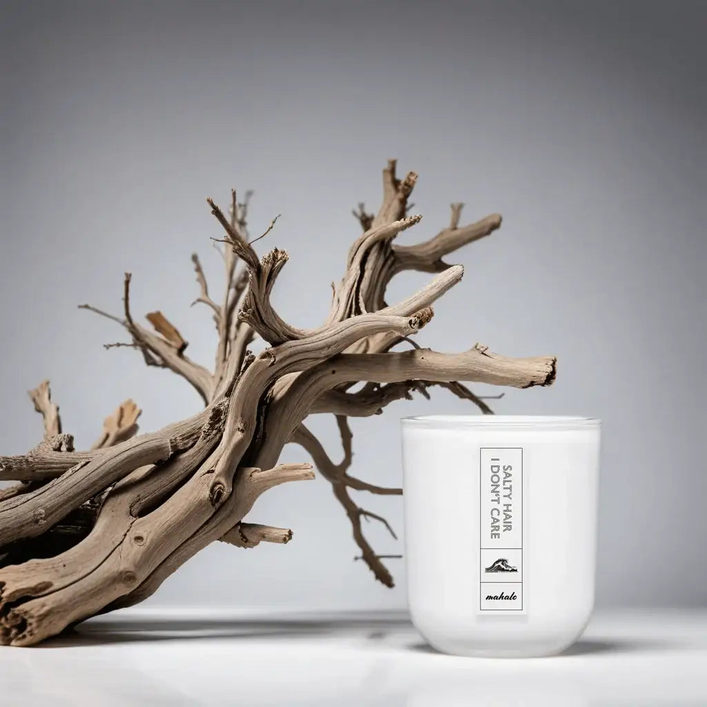 SALTY HAIR - I DON'T CARE DUFTKERZE - by SteinKunstWerk | Duftkerze aus nachhaltiger Herstellung