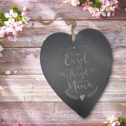 Schieferherz für Mama – Produktdetail