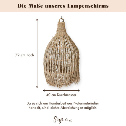 Lampenschirm LAMPUNG – Seegras