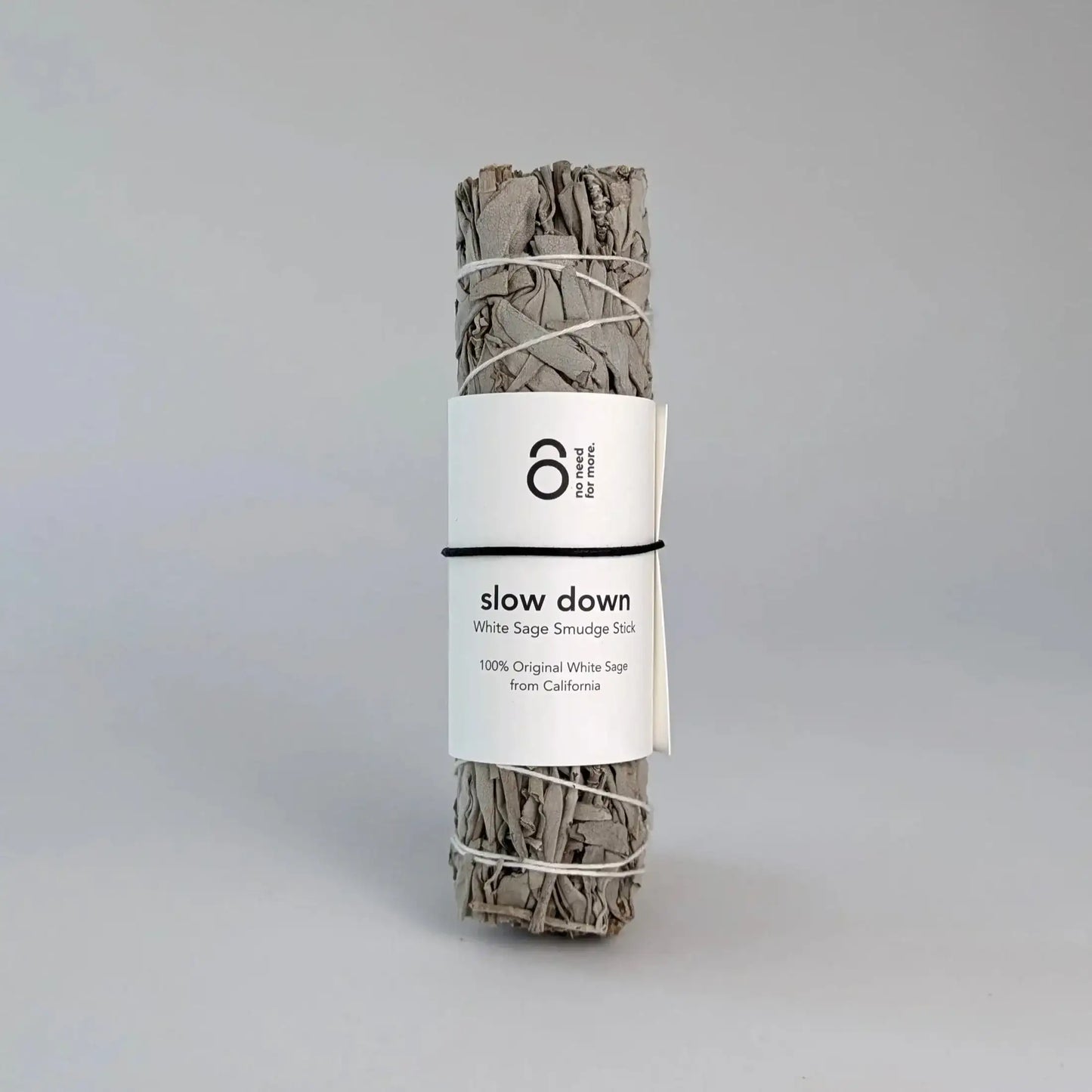 no need for more - Weißer Salbei - Smudge Räucherbündel - "Slow Down" - by SteinKunstWerk | Räucherstäbchen aus nachhaltiger Herstellung