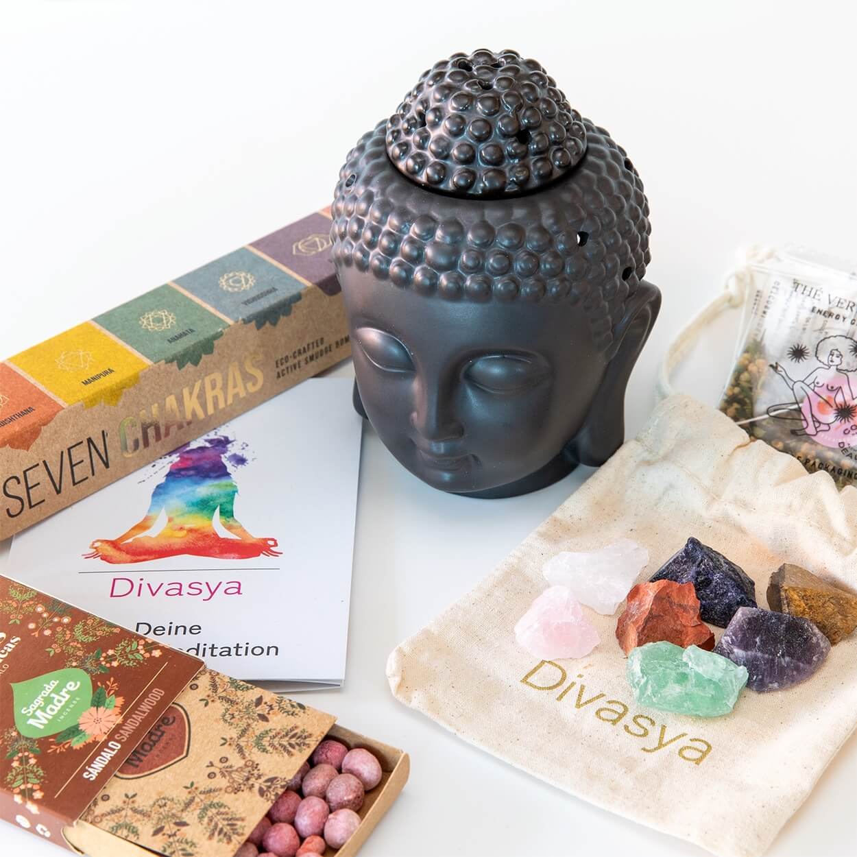 Chakra Meditation &amp; Yoga Gift Set – Spiritual Meditation Set for Balance &amp; Mindfulness