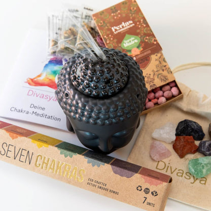 Chakra Meditation &amp; Yoga Gift Set – Spiritual Meditation Set for Balance &amp; Mindfulness