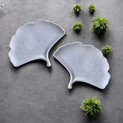 Bol à bijoux élégant en feuille de ginkgo - accessoire de maison fait à la main