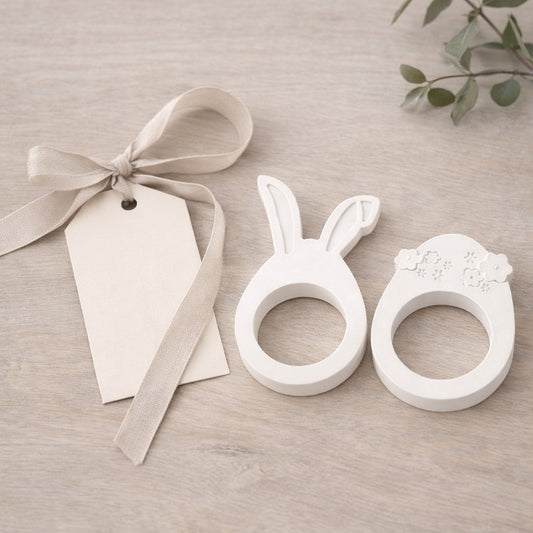 Serviettenringe für Ostern – minimalistische Tischdekoration mit Bedeutung