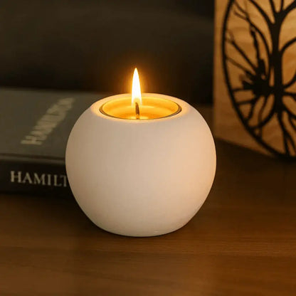 Ein Teelichthalter mit Gewicht – für Rituale, DIY & echte Atmosphäre - by SteinKunstWerk | HE aus nachhaltiger Herstellung