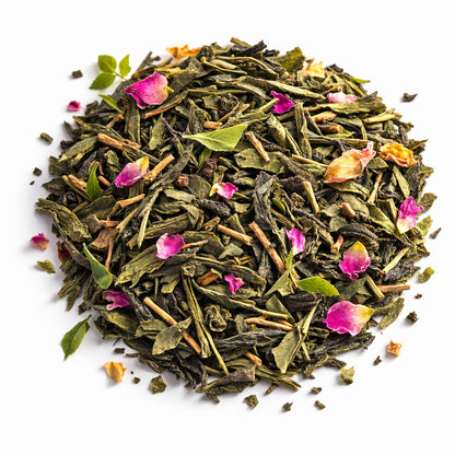 Grüner Earl Grey Tee – Frische Bergamotte & feiner Darjeeling – loser Premium-Tee, Produktbild 1 | SteinKunstWerk