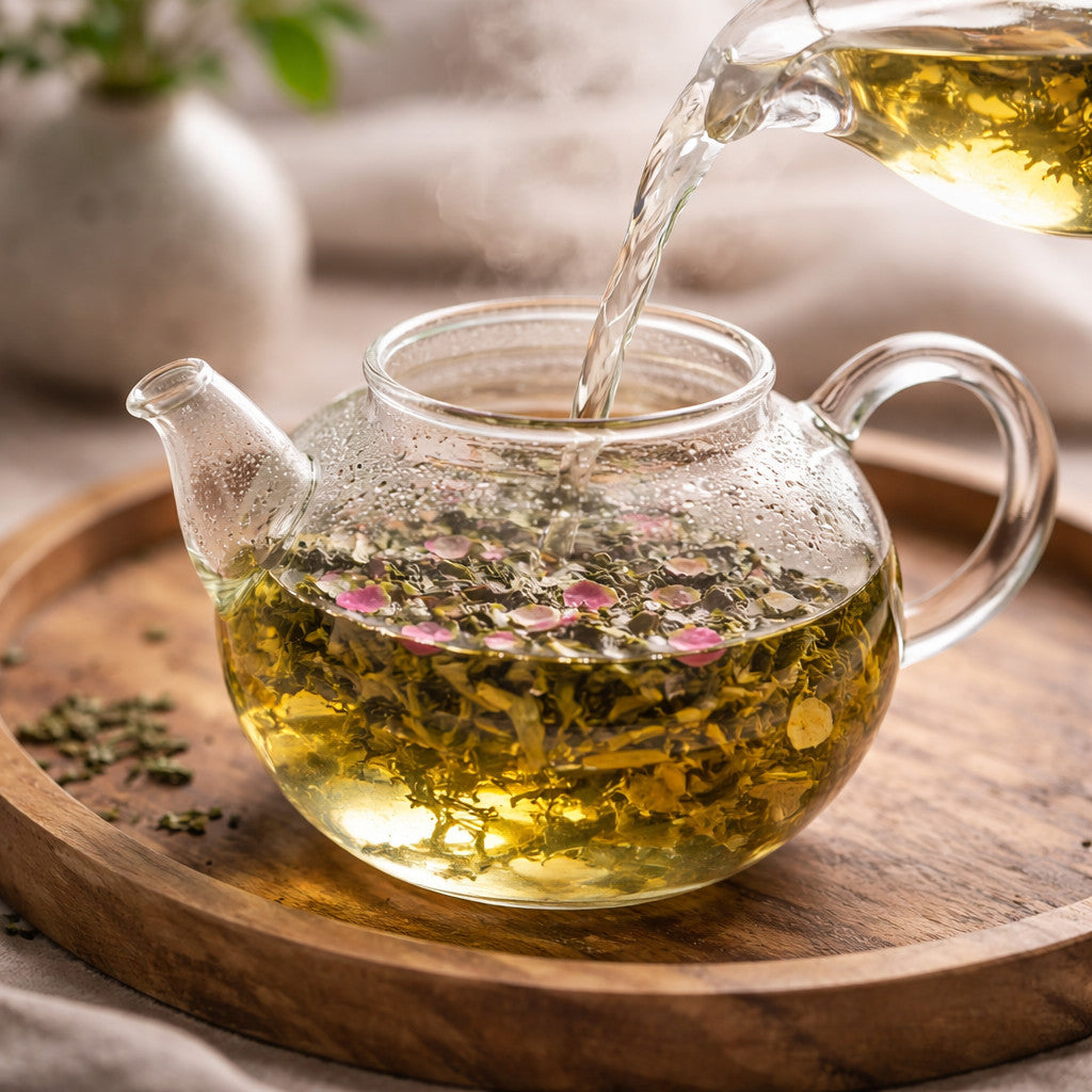 Grüner Earl Grey Tee – Frische Bergamotte & feiner Darjeeling – loser Premium-Tee, Produktbild 5 | SteinKunstWerk