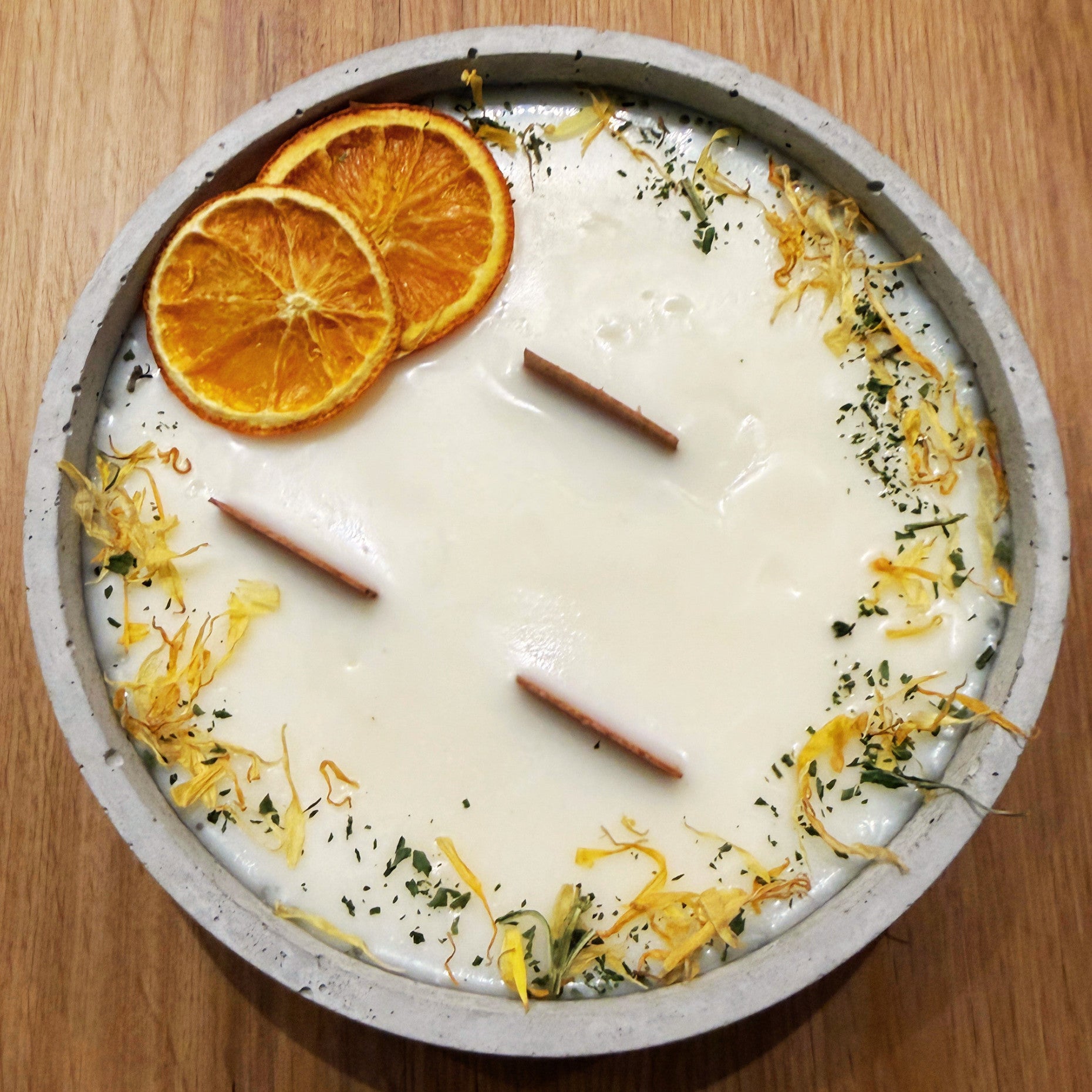 Duftkerze minimalistisch Wohnbereich SteinKunstWerk