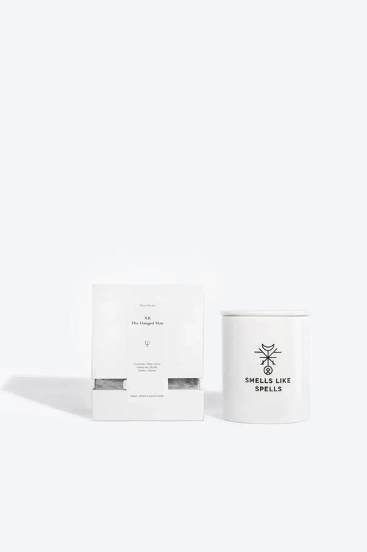 Tarotkerze Der Gehängte – Geduld & Transformation im Ritual - by SteinKunstWerk | Tarotkerzen aus nachhaltiger Herstellung