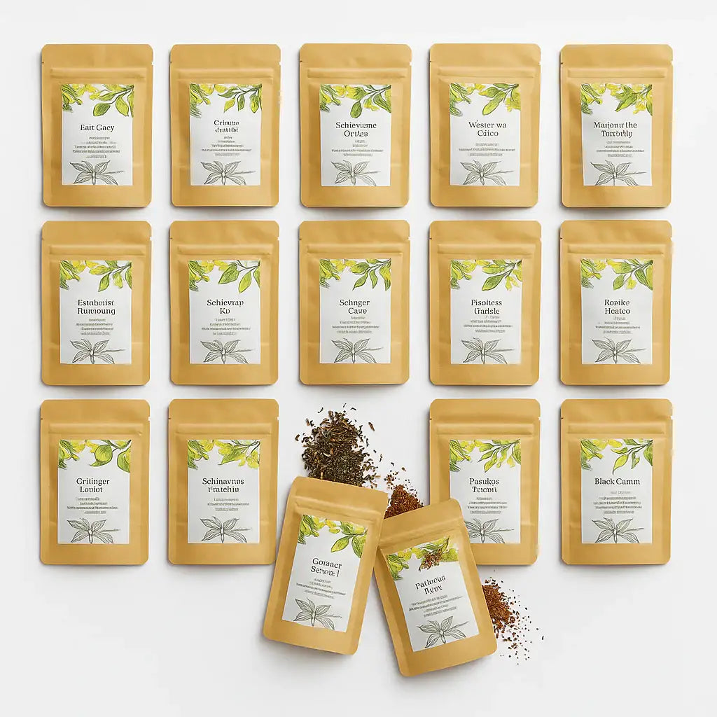 Tee-Probierpaket – Handverlesene Vielfalt für deinen Genussmoment - by SteinKunstWerk | Loser Tee aus nachhaltiger Herstellung