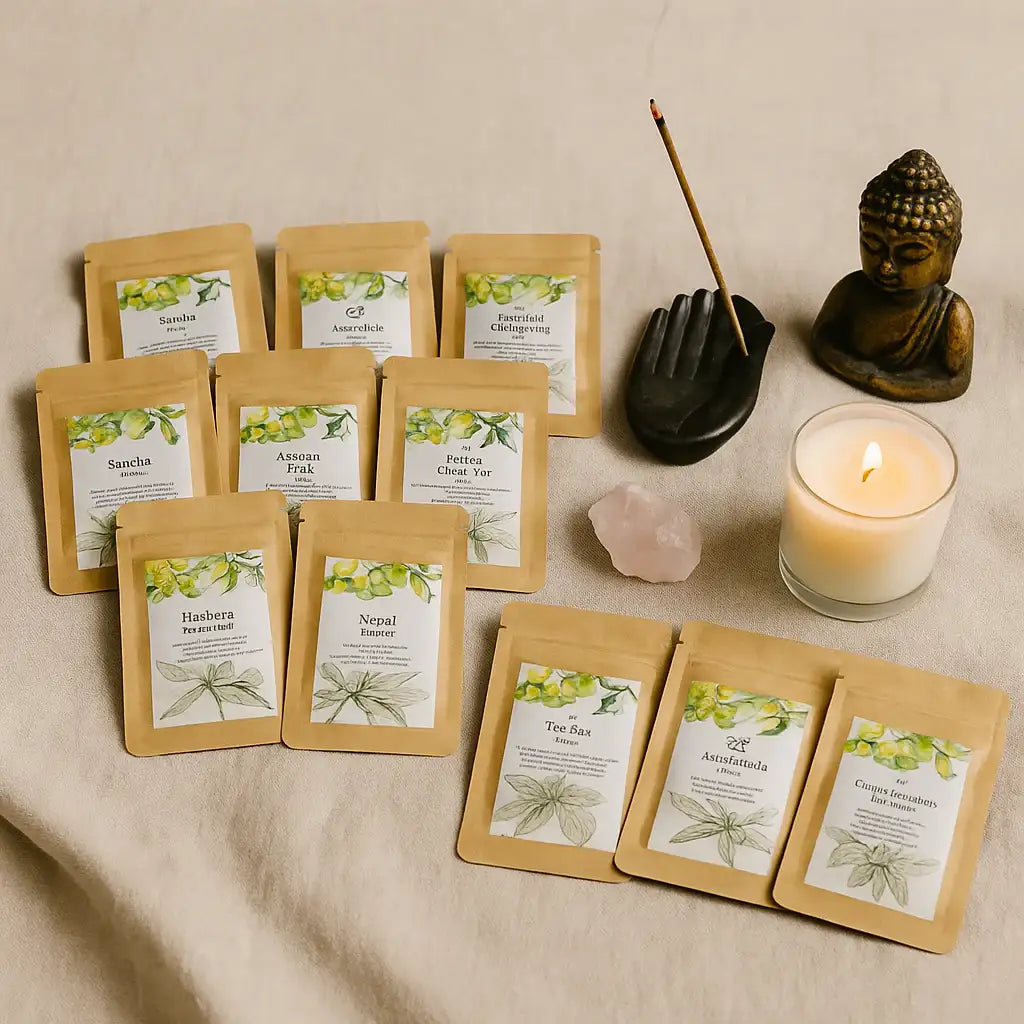 Tee-Probierpaket – Handverlesene Vielfalt für deinen Genussmoment - by SteinKunstWerk | Loser Tee aus nachhaltiger Herstellung