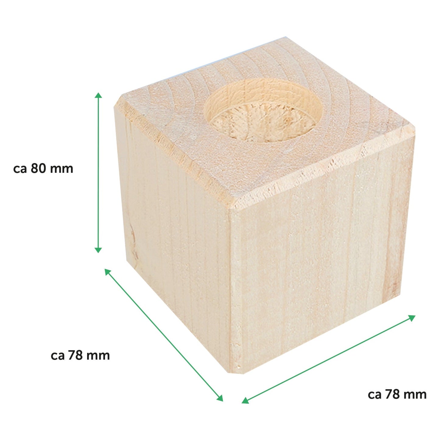 Trauerlicht aus Holz – Teelichthalter für stille Erinnerungsmomente