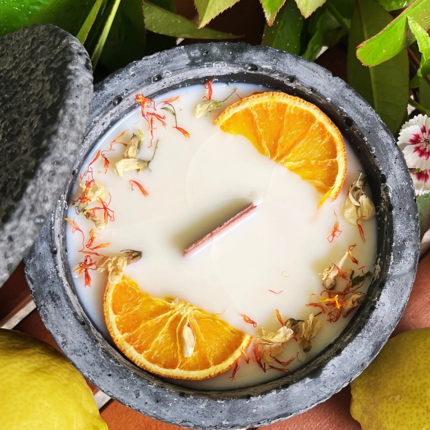 Handgemachte Citronella-Betonkerze „Sommernacht“ – Stilvoll & nachhaltig - by SteinKunstWerk | Outdoor aus nachhaltiger Herstellung