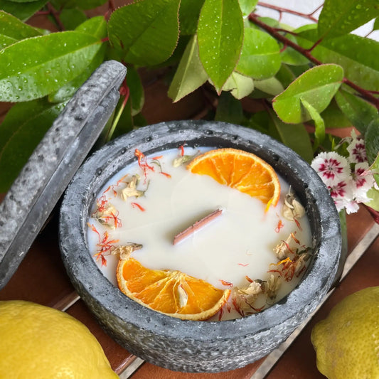 Handgemachte Citronella-Betonkerze „Sommernacht“ – Stilvoll & nachhaltig - by SteinKunstWerk | Outdoor aus nachhaltiger Herstellung