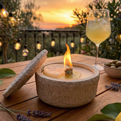 Wax Eater Garden Fire - Outdoor Melting Light for Candle Remnants & Summer Evenings