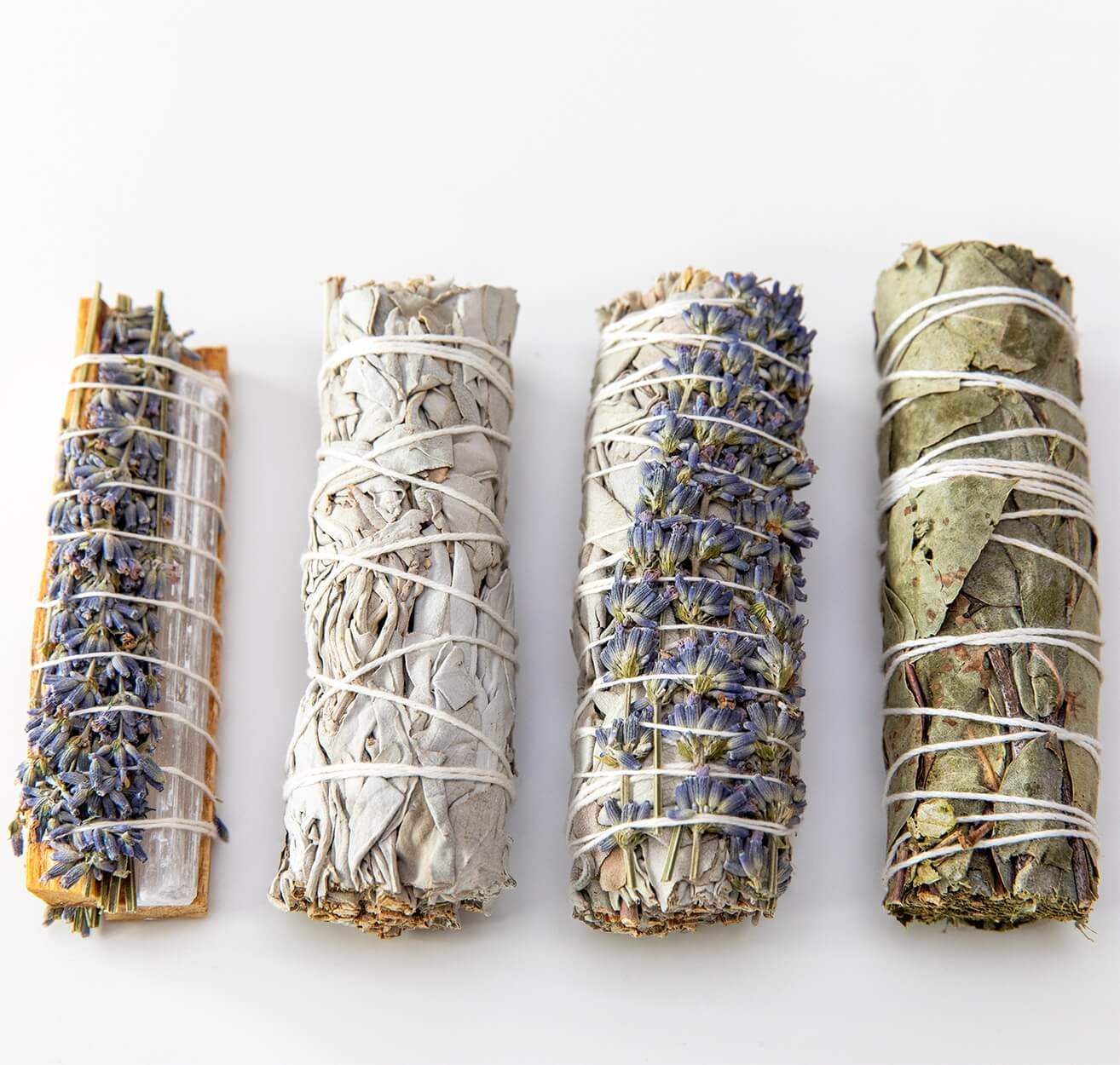 Weißer Salbei räuchern | Räucherbündel Starter Set | mit Räucherschale - by SteinKunstWerk | aus nachhaltiger Herstellung
