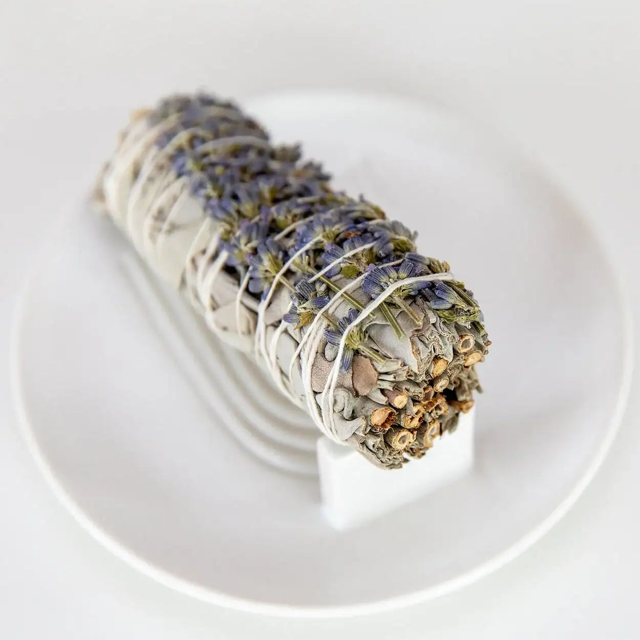 Weißer Salbei räuchern | Räucherbündel Starter Set | mit Räucherschale - by SteinKunstWerk | aus nachhaltiger Herstellung