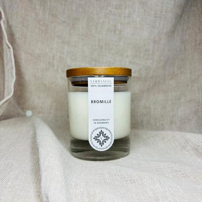 Soy Scented Candle "Bromille" - Blackberry & Vanilla