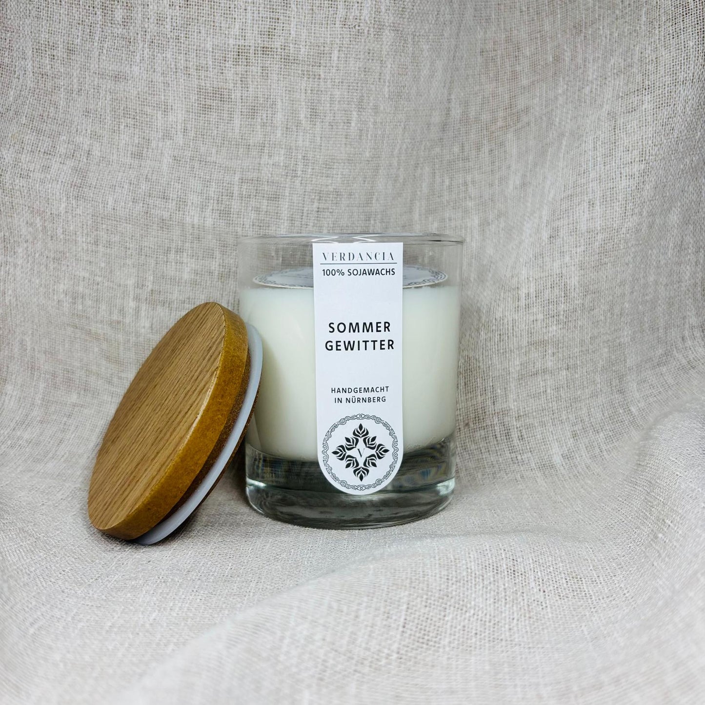 Soy Scented Candle "Summer Storm" – Scented Candle for Summer Evenings & Tranquil Rituals