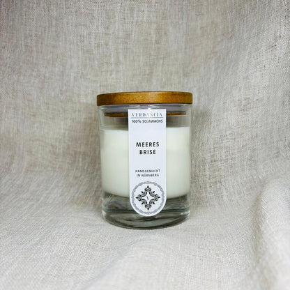 Soy Candle "Ocean Breeze" - Wood, Sage & Sea Salt