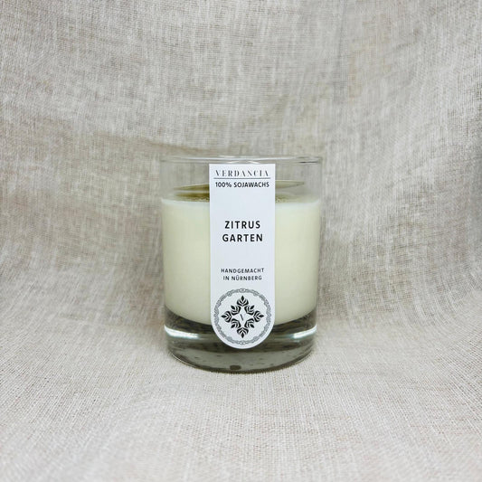 Soja Duftkerze - "Zitrusgarten"