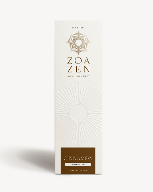 Cinnamon Räucherstäbchen von ZoaZen mit warmem Zimtduft für gemütliche Rituale
