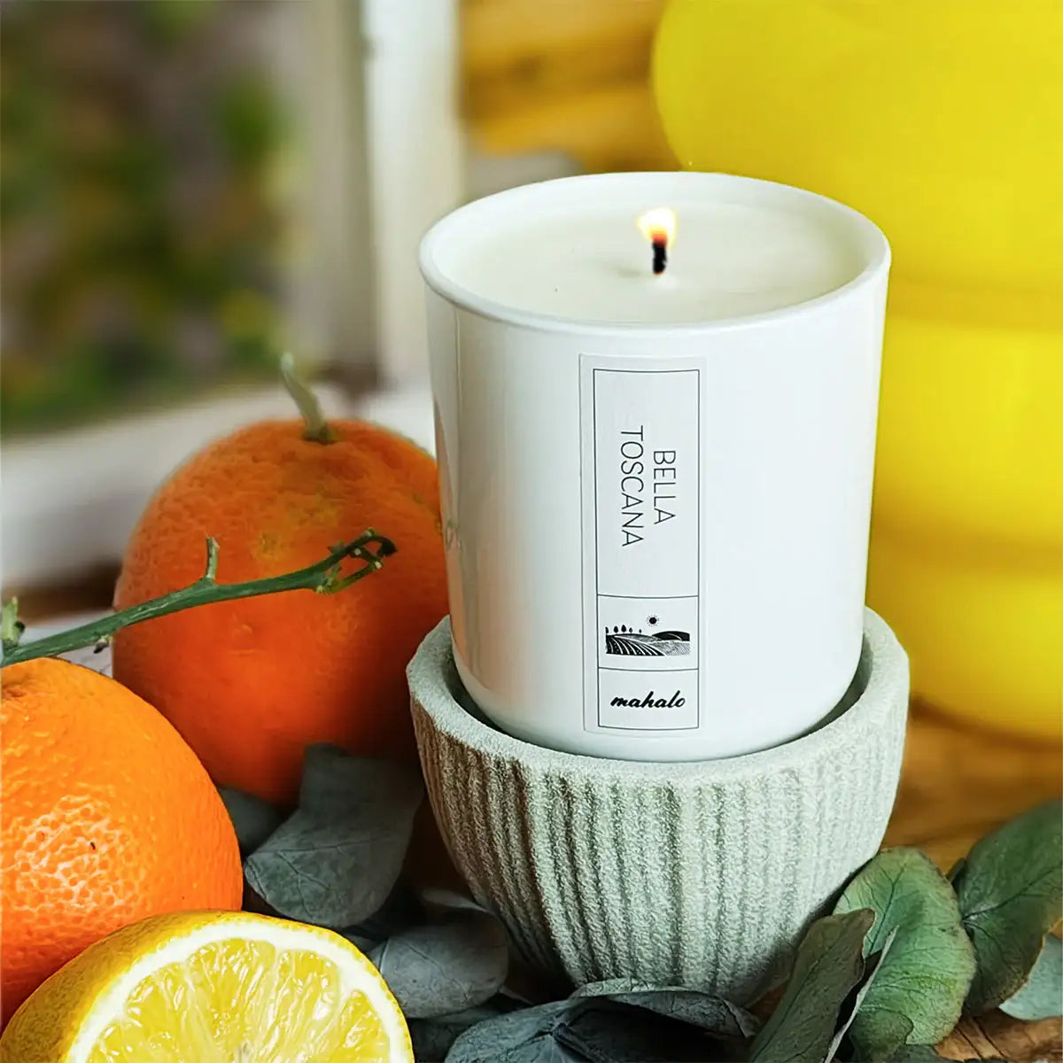 Ein Hauch von Dolce Vita – die "Bella Toscana" Duftkerze - by SteinKunstWerk | Duftkerze aus nachhaltiger Herstellung