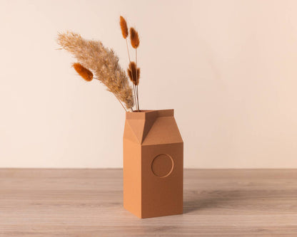 Milk Designvase von Copo Design – Holzfaser & Maisstärke