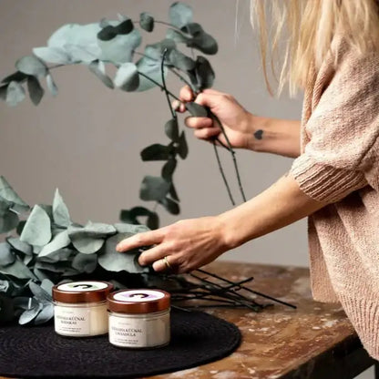 Frisch, klar und voller Energie – Duftkerze mit Zitronengras - by SteinKunstWerk | DS aus nachhaltiger Herstellung