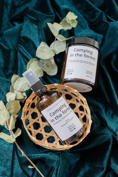 Camping in the Forest – Room & Linen Spray mit warmer Waldatmosphäre