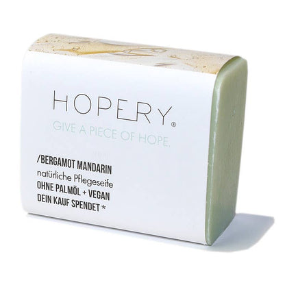 HOPERY Bergamot Mandarin palmölfreie Seife