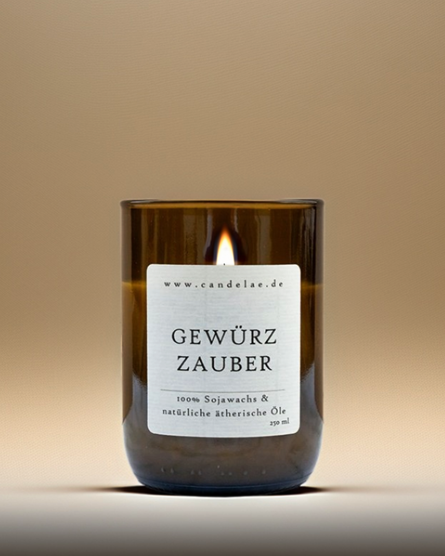 Spice Magic Scented Candle – Spicy Warmth & Winter Magic