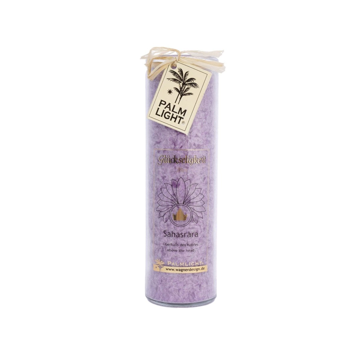 Chakra pillar candle as spiritual décor