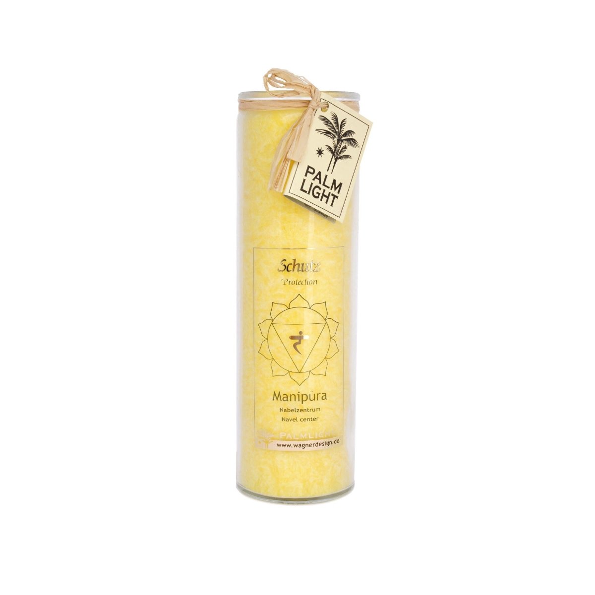 Ritual candle in a chakra colour option