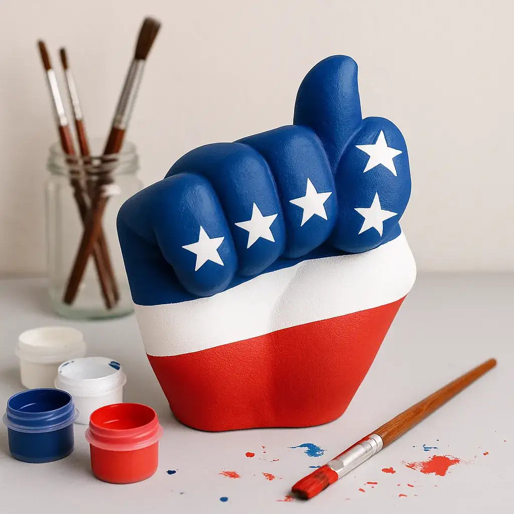 Handfigur Ablehnung – humorvolle Dekoration & DIY-Unikat - by SteinKunstWerk | Deko aus nachhaltiger Herstellung