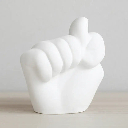 Handfigur Ablehnung – humorvolle Dekoration & DIY-Unikat - by SteinKunstWerk | Deko aus nachhaltiger Herstellung